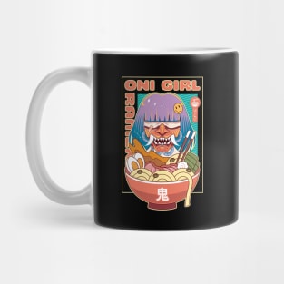 Anime Oni Girl Ramen Mug